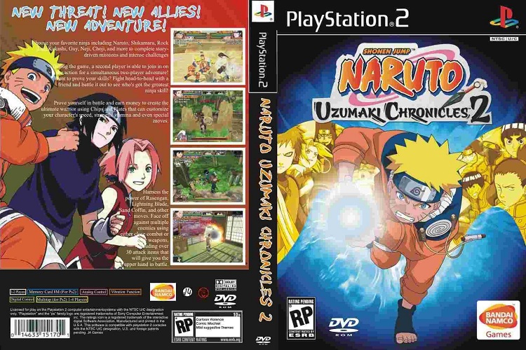 NARUTO UZUMAKI CHRONICLES 2 [US : DVD5 1 Disc]