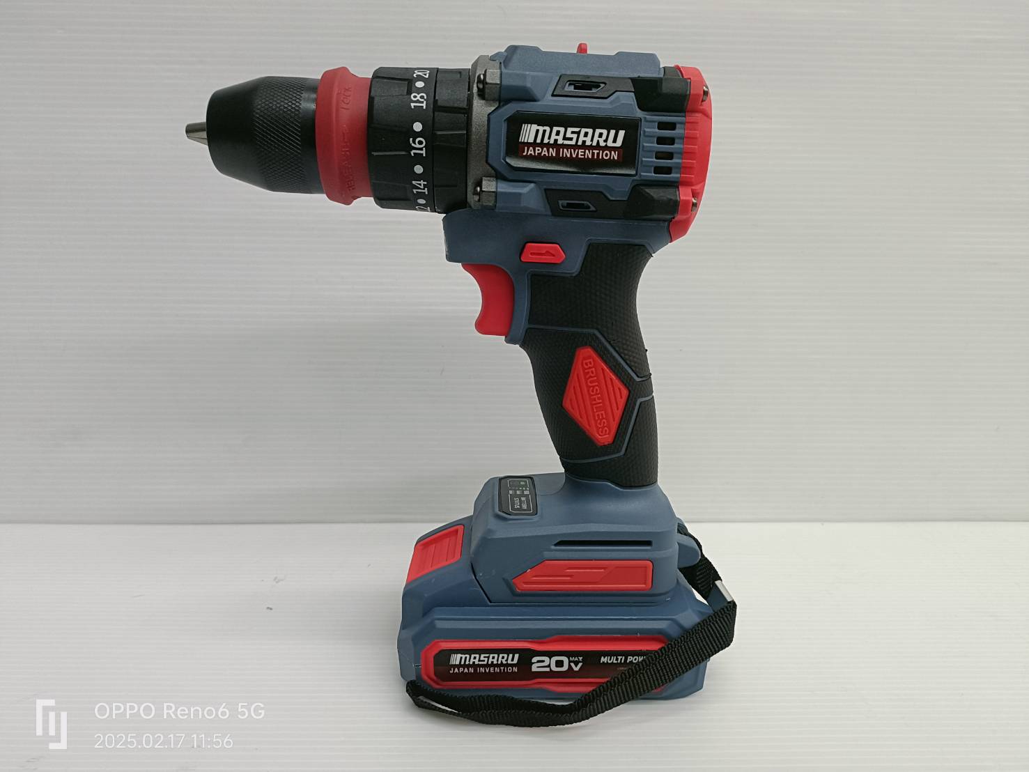 สว่านกระแทก2in1 SCDI-105-B2 MASARU ถอดเปลี่ยนหัวได้