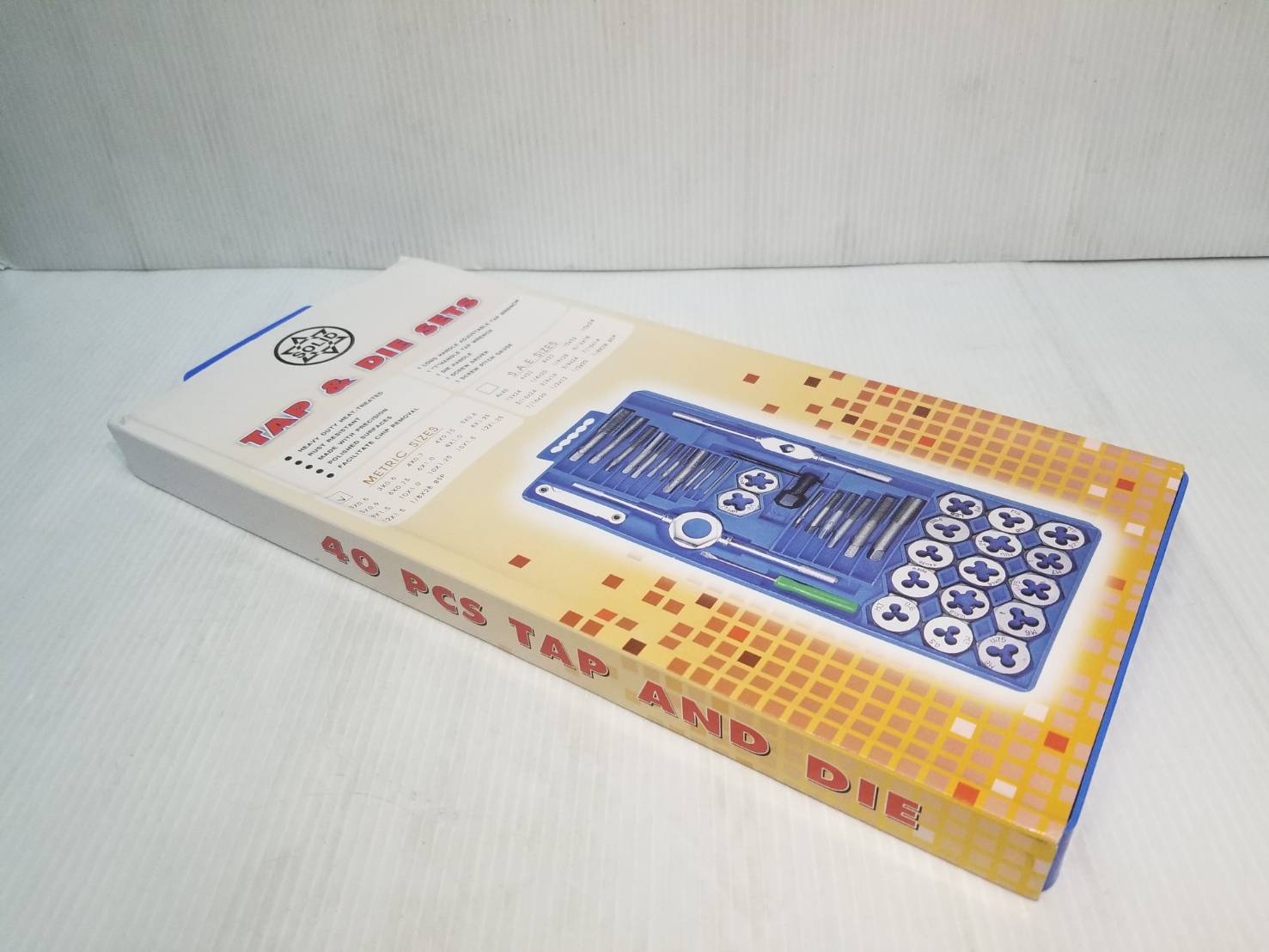 ชุดต๊าปเกลียว 40 ตัวชุด TAP40M SOLID (มิล)