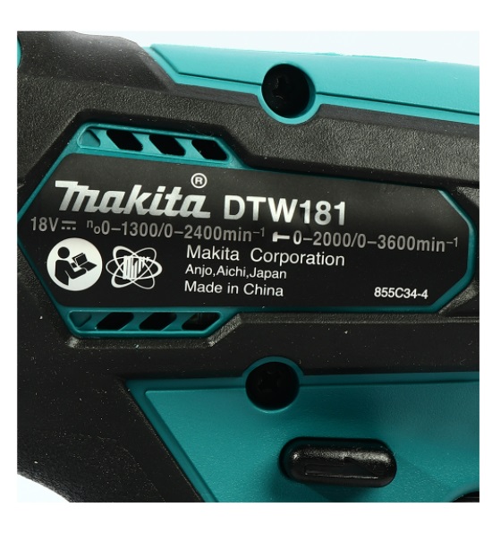 บล๊อกไร้สาย1/2 DTW181Z MAKITA