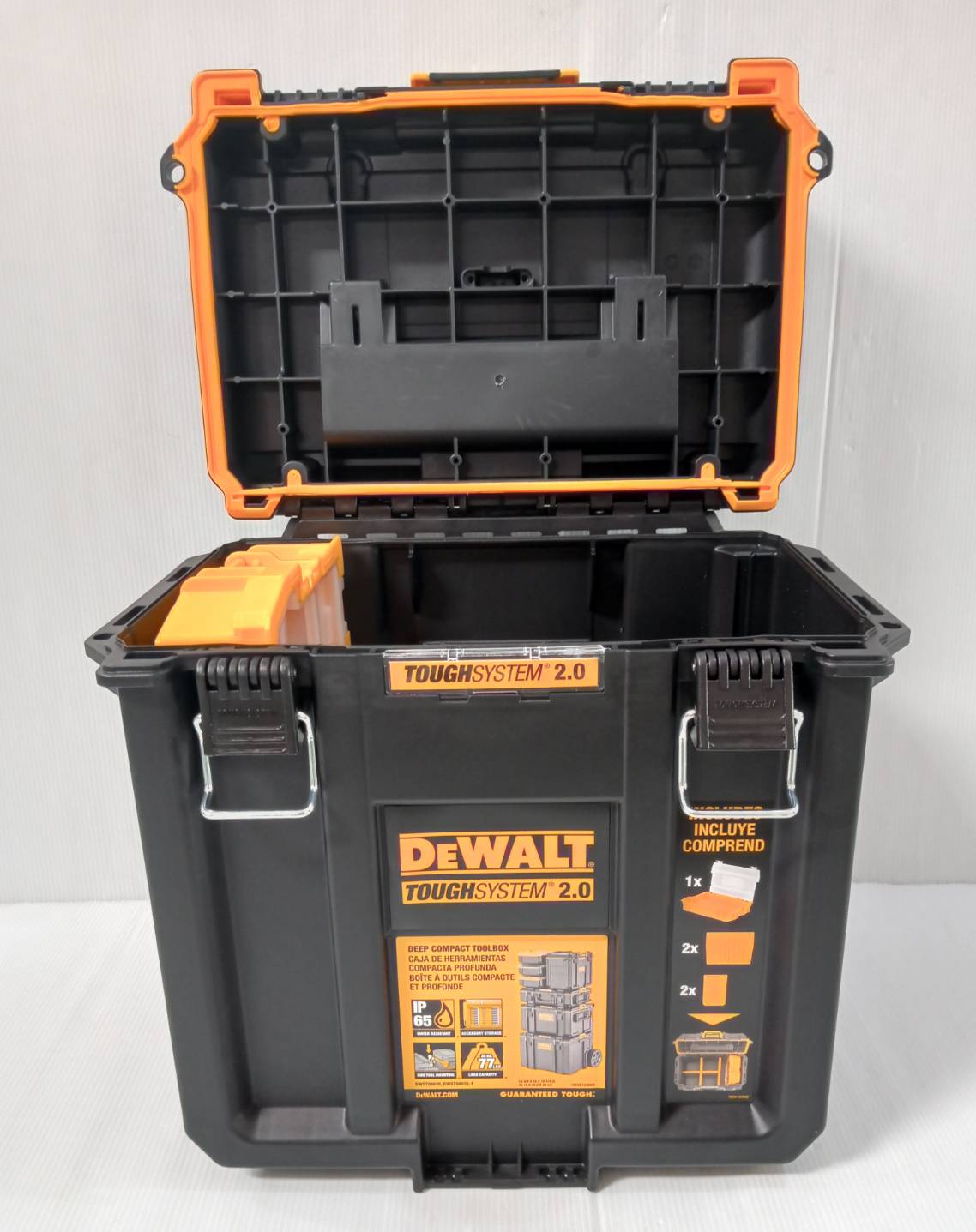 กล่องเครื่องมือทรงลึกขนาด1/2 DWST08035-1 DEWALT TOUGHSYSTEM 2.0