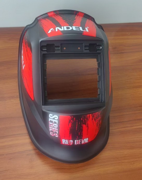 หน้ากากปรับแสงอัตโนมัติ พื้นที่มอง 90 X 35 มม. รุ่น RED DEVIL ANDELI