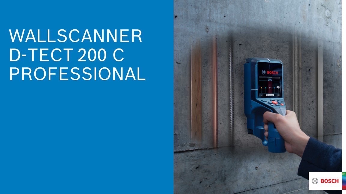 เครื่องสแกนผนัง D-tect200C Professional BOSCH