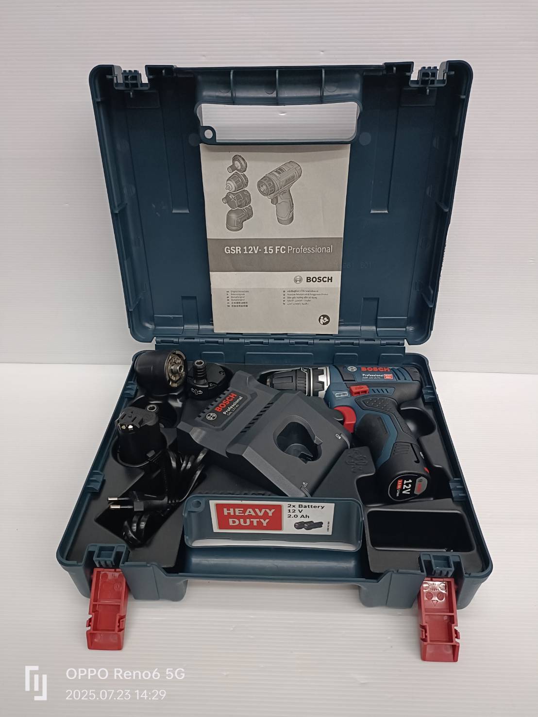 BOSCH GSR12V-15FC สว่าน/ไขควงไฟฟ้าไร้สาย