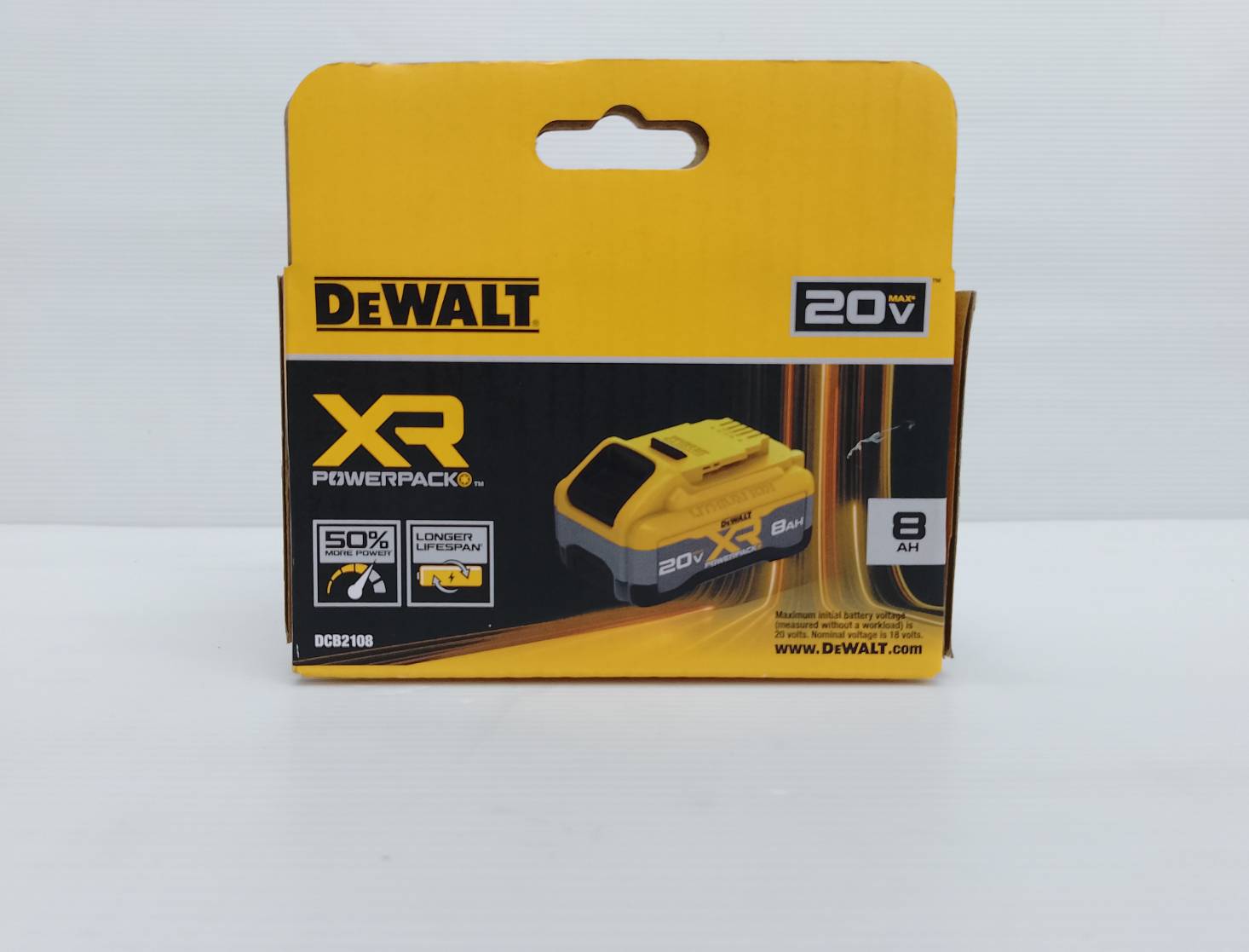 แบตเตอรี่ 20V / 8.0Ah DCB2108 DEWALT