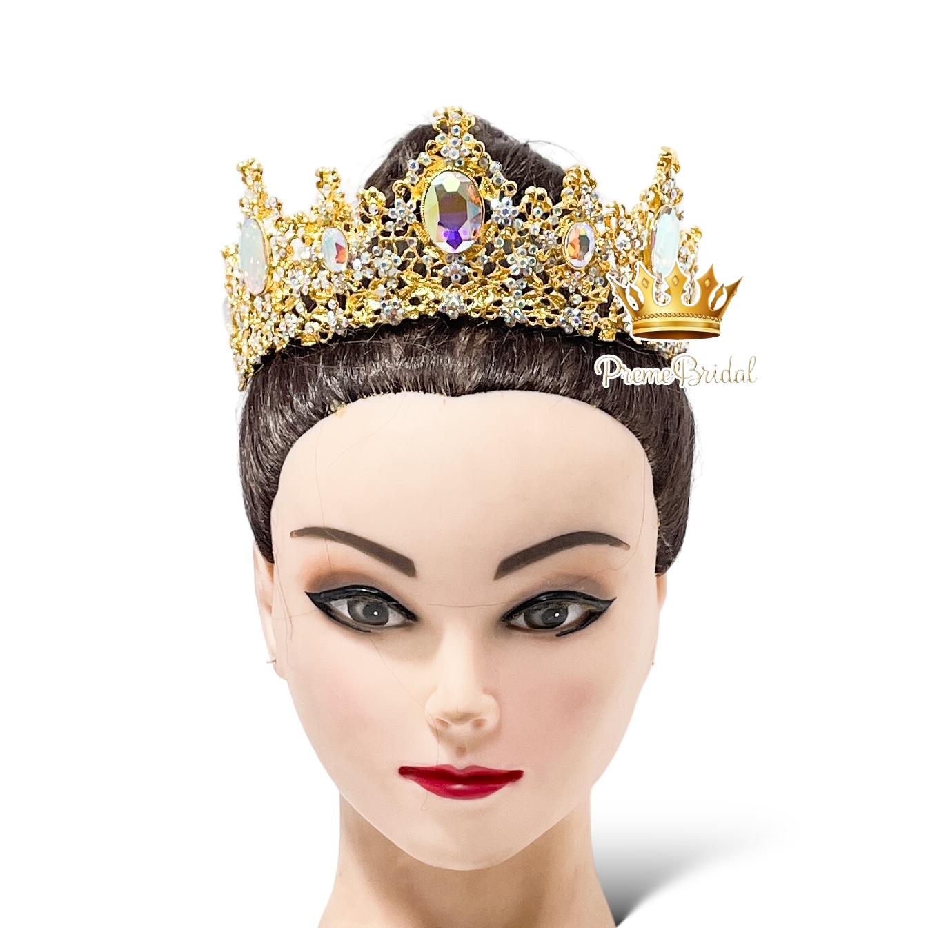 (พร้อมส่ง) เทียร่า 413 มงกุฎนางงาม ครึ่งหัว งานสวย ปราณีต QCเพชรทุกเม็ด สินค้าพร้อมส่งจากไทย