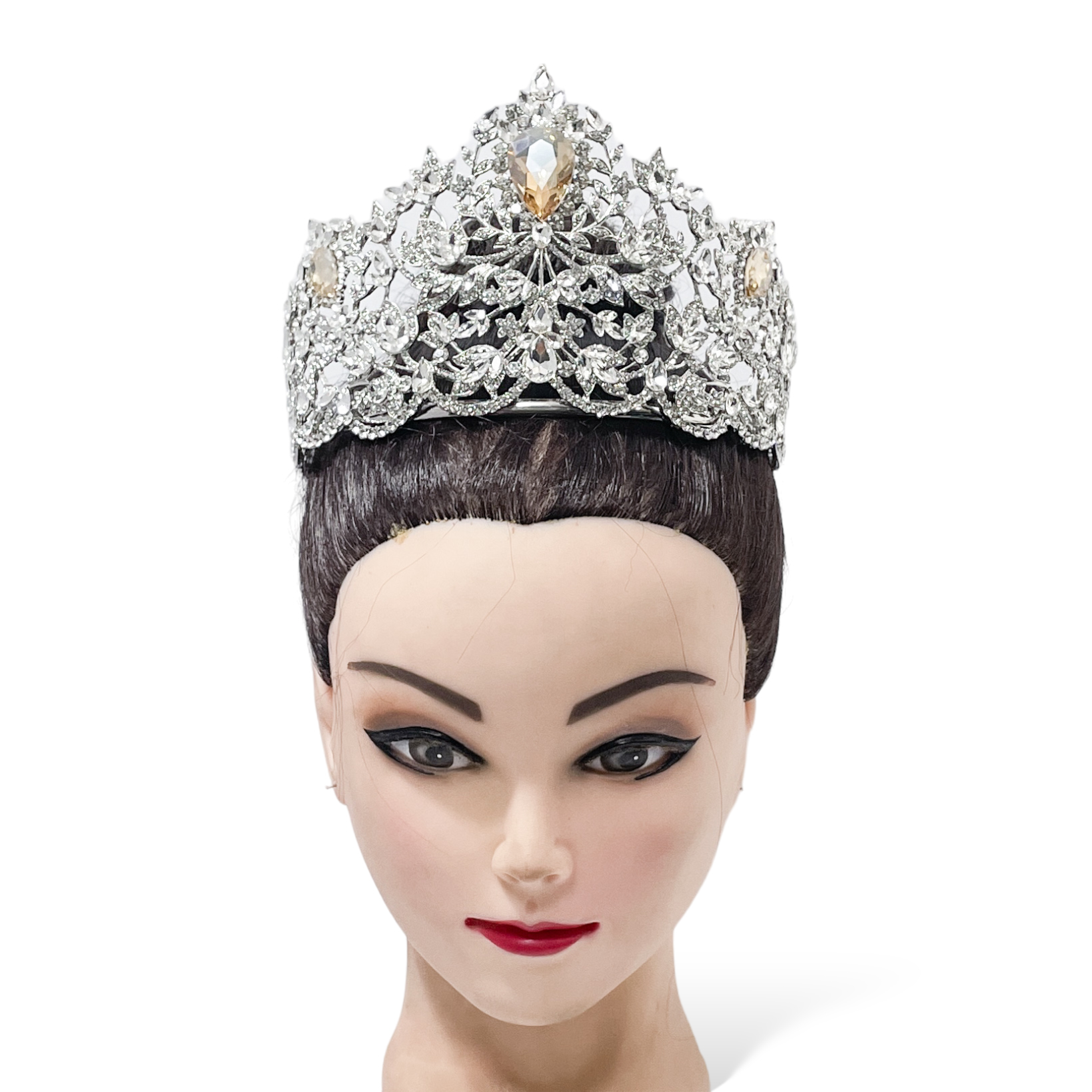 (พร้อมส่งจากไทย) มงกุฏ 117 Miss Universe 2020 รุ่นฐานกลม ปรับขนาดได้ งานสวย ส่งด่วน ส่งจากไทย