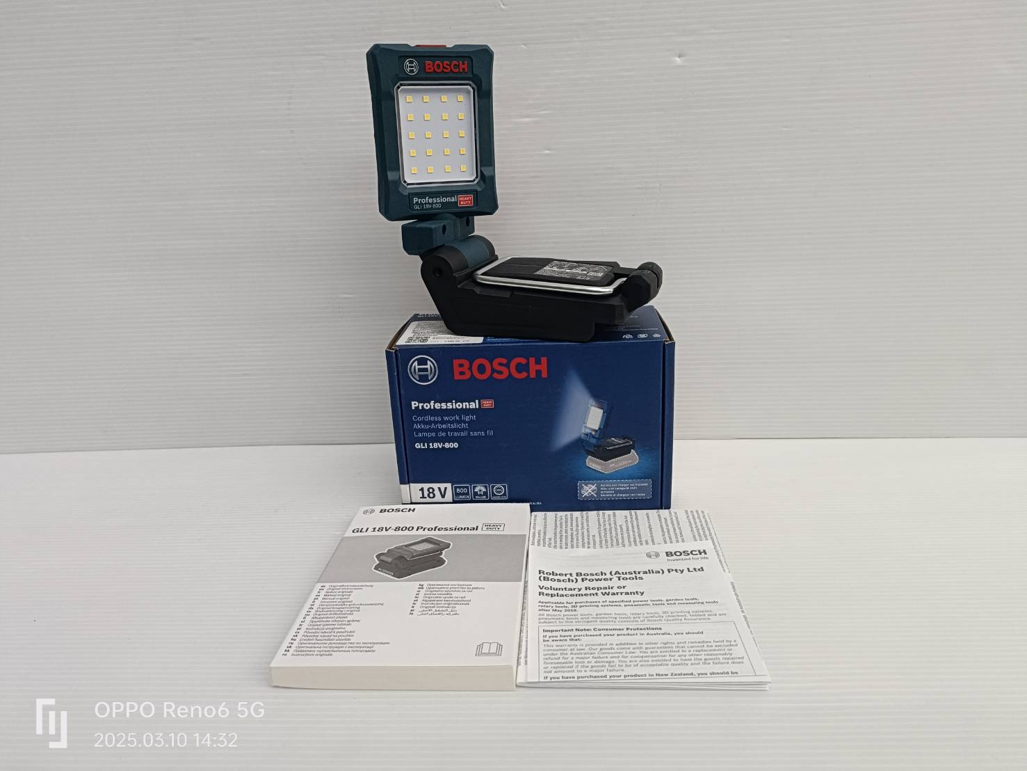 ไฟฉาย18V GLI18V-800 BOSCH Solo