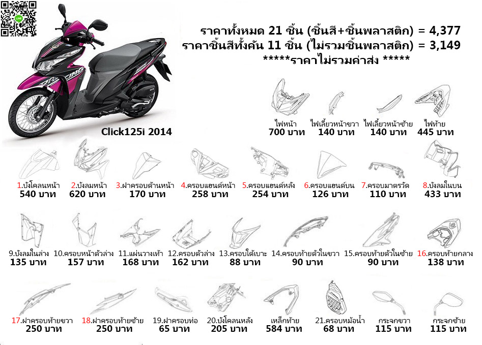 ชุดสี Click125i (2014)