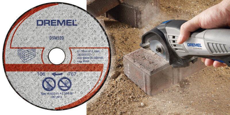 ใบเครื่องตัดอเนกประสงค์ DREMEL รุ่น DSM520 (แพคละ 2ใบ) 2615S520JA-1
