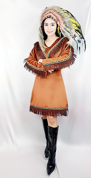 ชุดอินเดียแดงหญิง