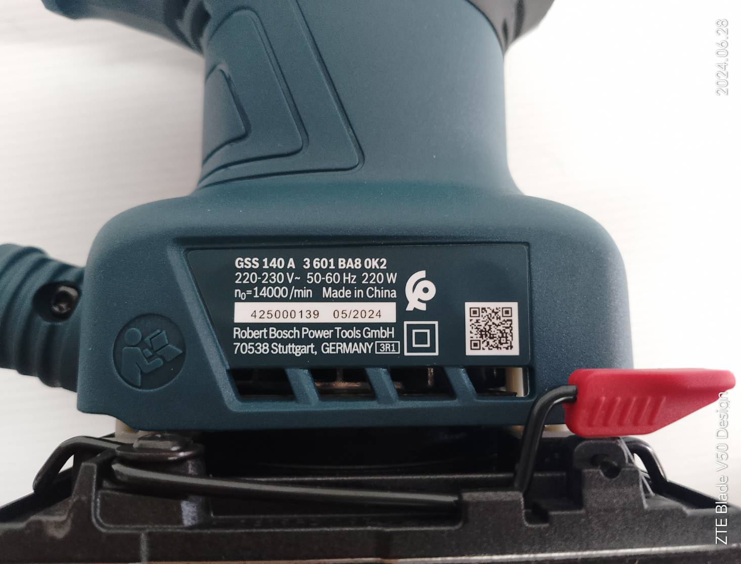 ขัดกระดาษทราย GSS140A BOSCH มีถุงเก็บฝุ่น