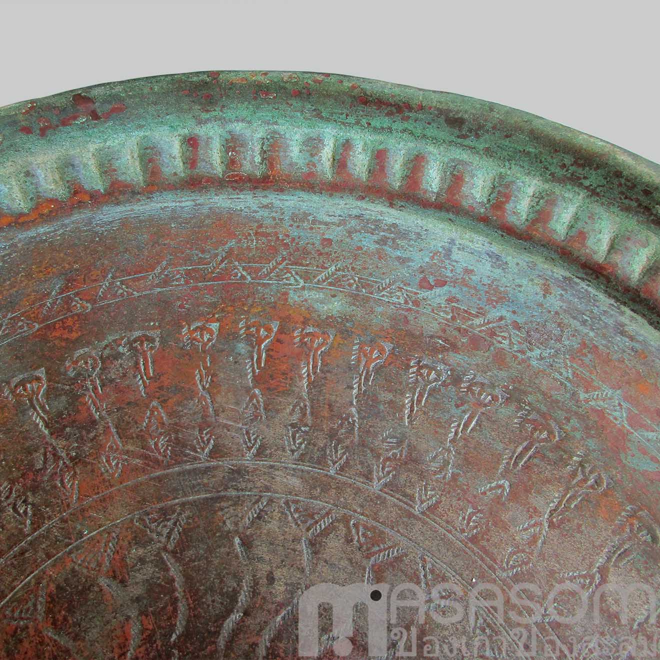 ถาดทองแดงของเก่า