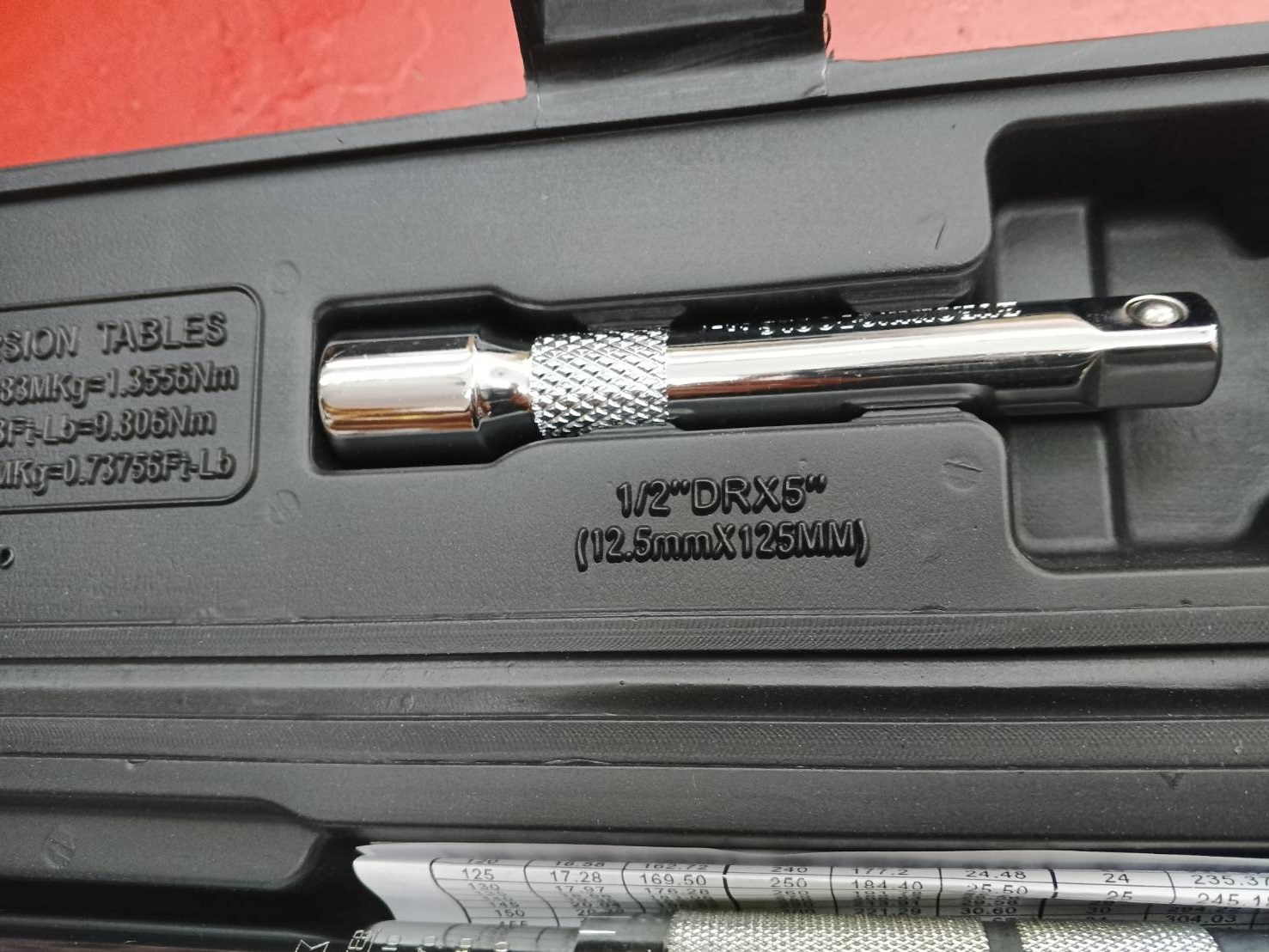 ด้ามขันปอนด์1/2 28-210Nm. EURO KING TOOLS