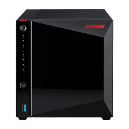 Asustor AS5304T 4 Bay NAS, Intel Gemini Lake Quad-Core, 4GB DDR4 SODIMM , 2.5 GbE x 2, USB 3.2 Gen 1 x 3