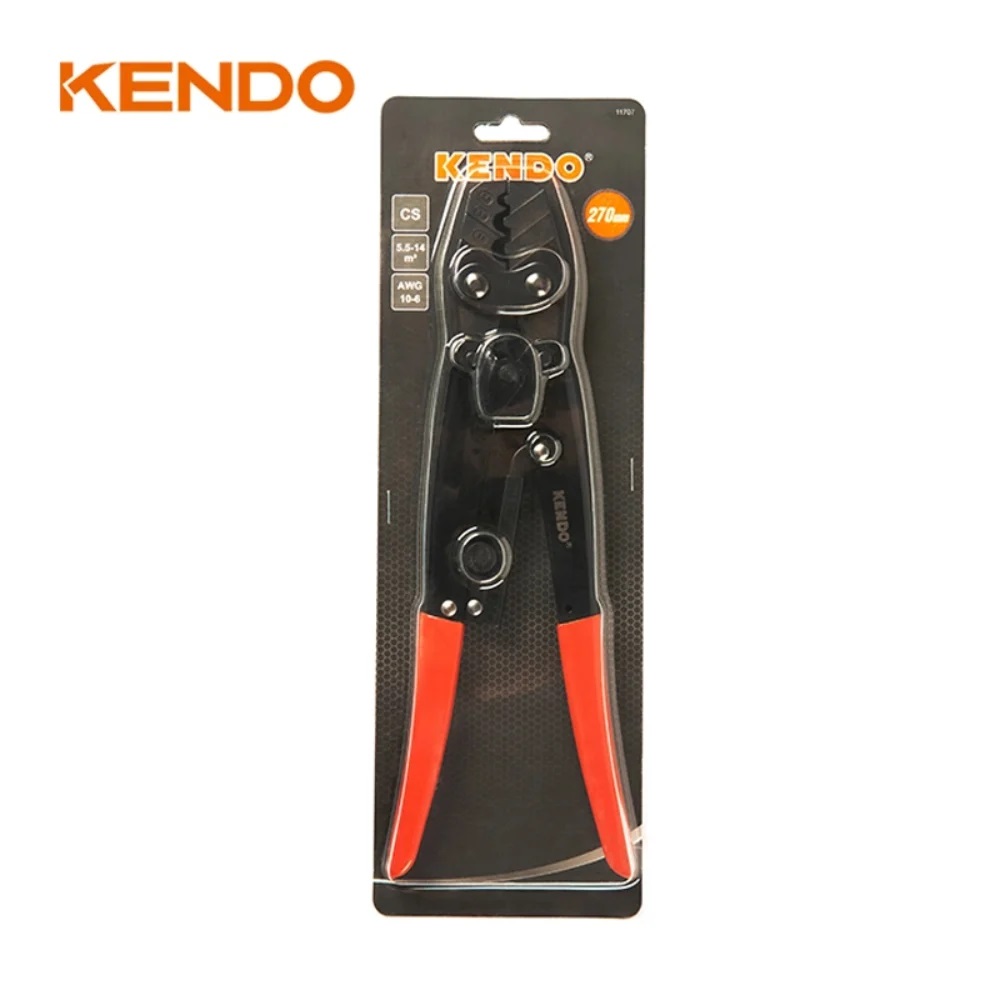 คีมย้ำหางปลา 5.5-14mm. KENDO 11707