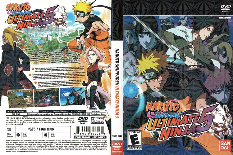 NARUTO SHIPPUDEN ULTIMATE NINJA 5 [EU : DVD5 1 Disc]