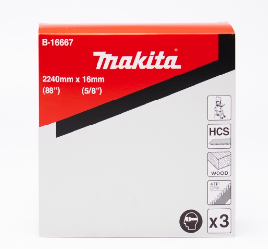 ใบเลื่อยสายพานLB1200F 2240x16mm.x4Tpi MAKITA