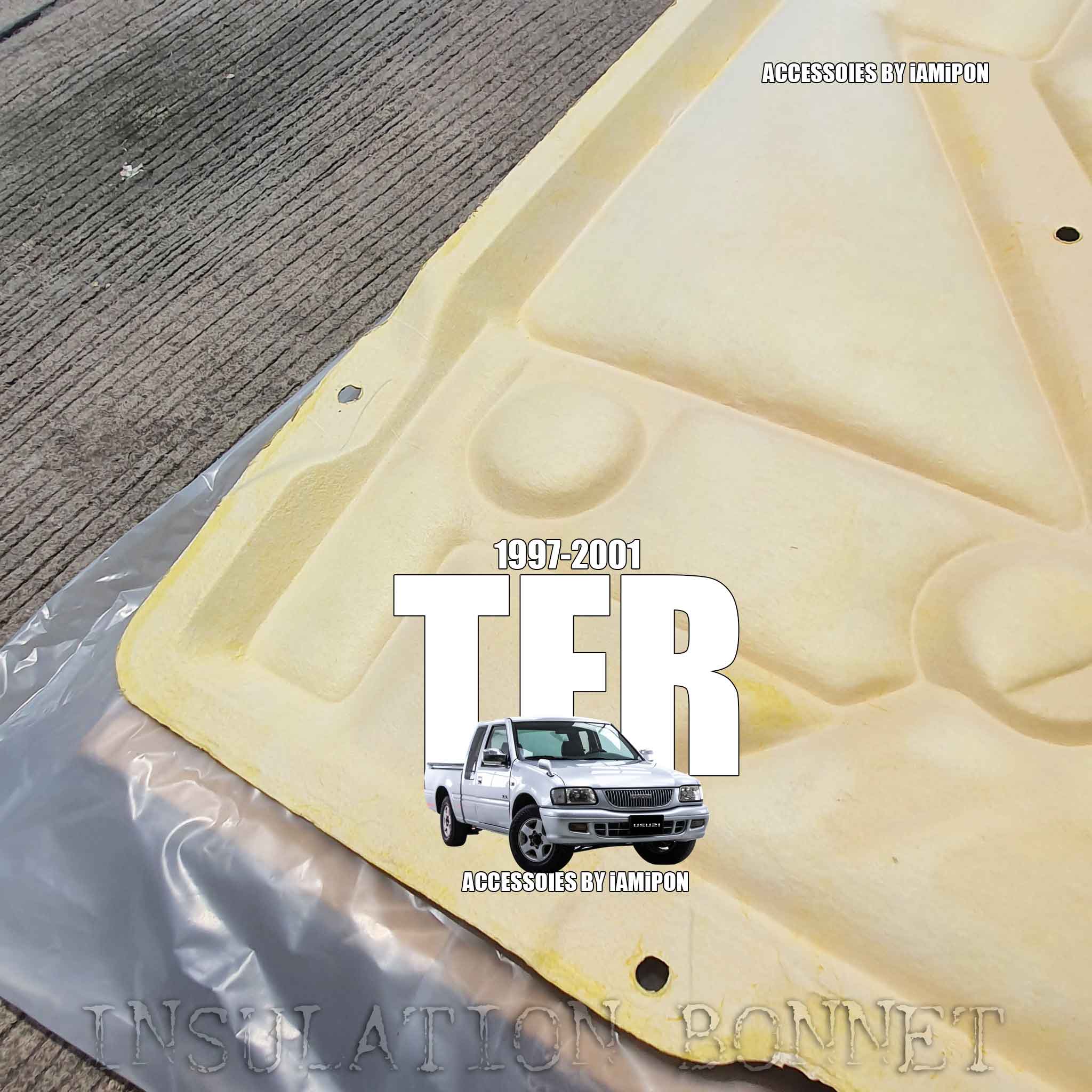 แผ่นกันความร้อนฝากระโปรง อีซุซุ TFR 1997-2001 แท้ห้าง INSULATION BONNET ISUZU TFR 1997-2001 MASTER