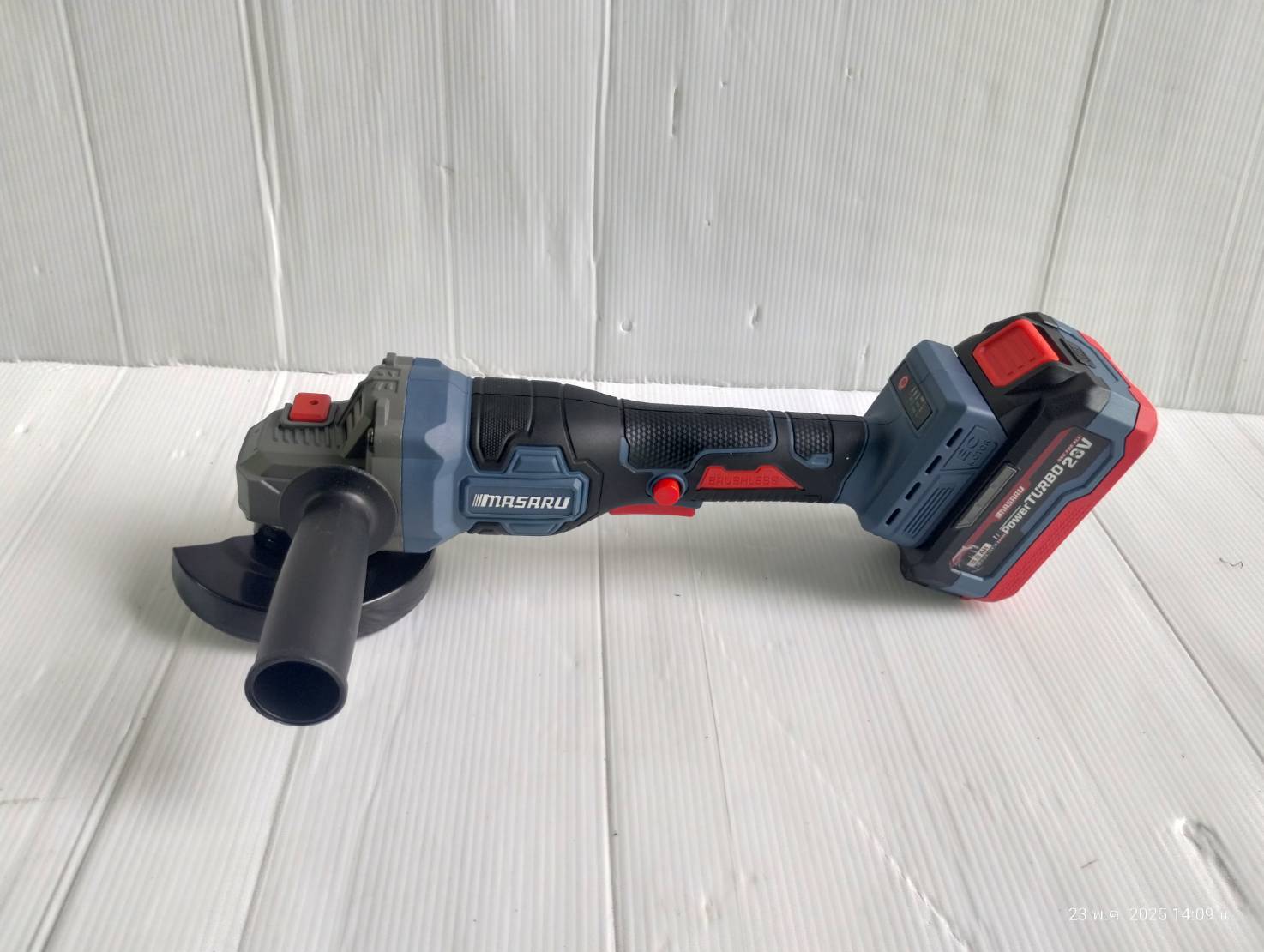 MASARU SCG-600-B1 เครื่องเจียร์ไร้สาย 4 นิ้ว Power Turbo 20V แบตรุ่นใหม่