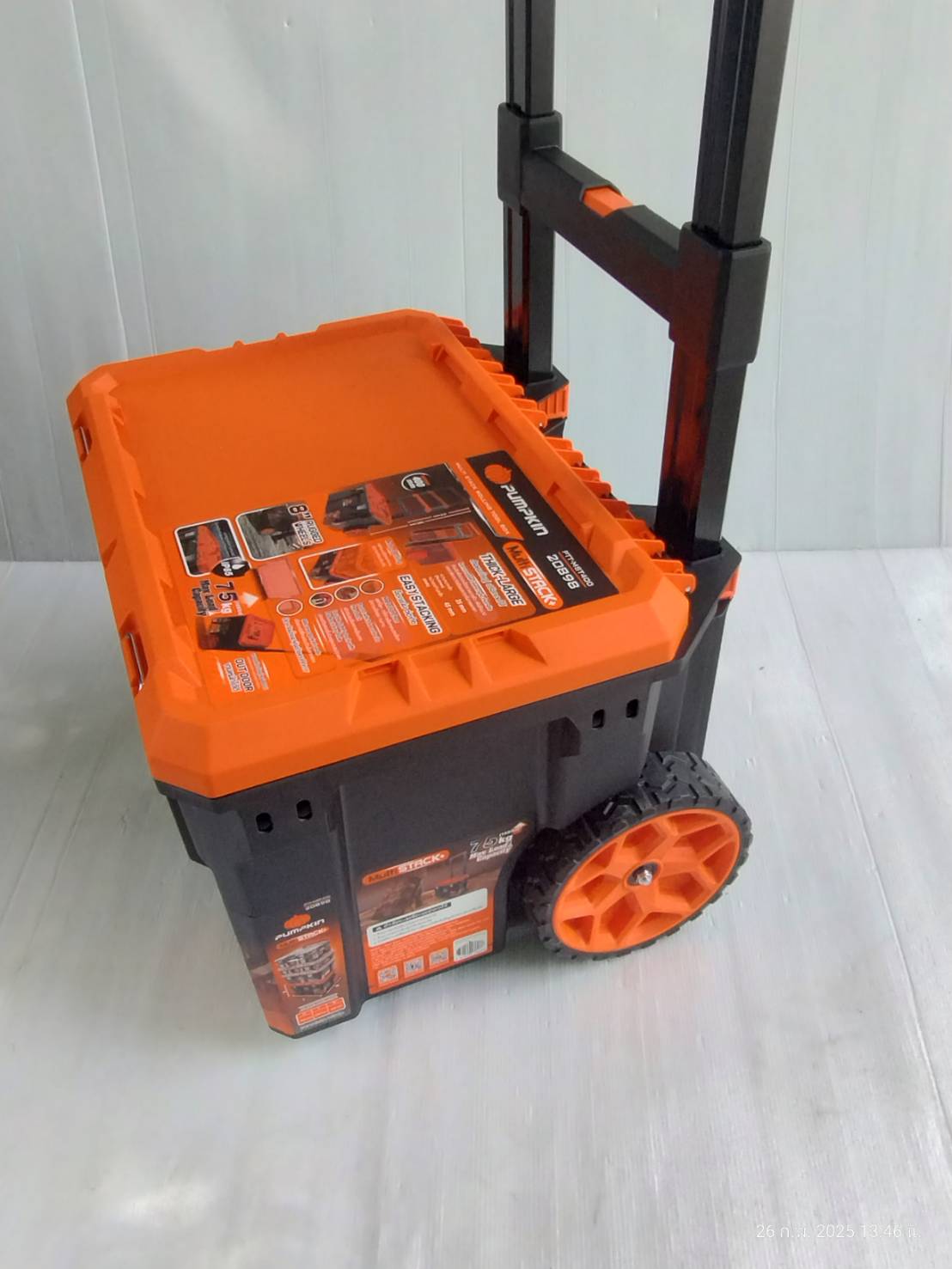 กล่องเครื่องมือ มีล้อลาก PTT-MST400 PUMPKIN 20898