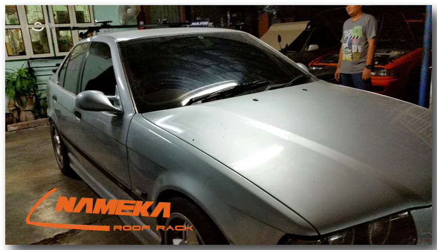 roof rack NC-08 ชุดขาจับแร็คหลังคาพร้อมคานขวาง BMW E36 (ตรงรุ่น)
