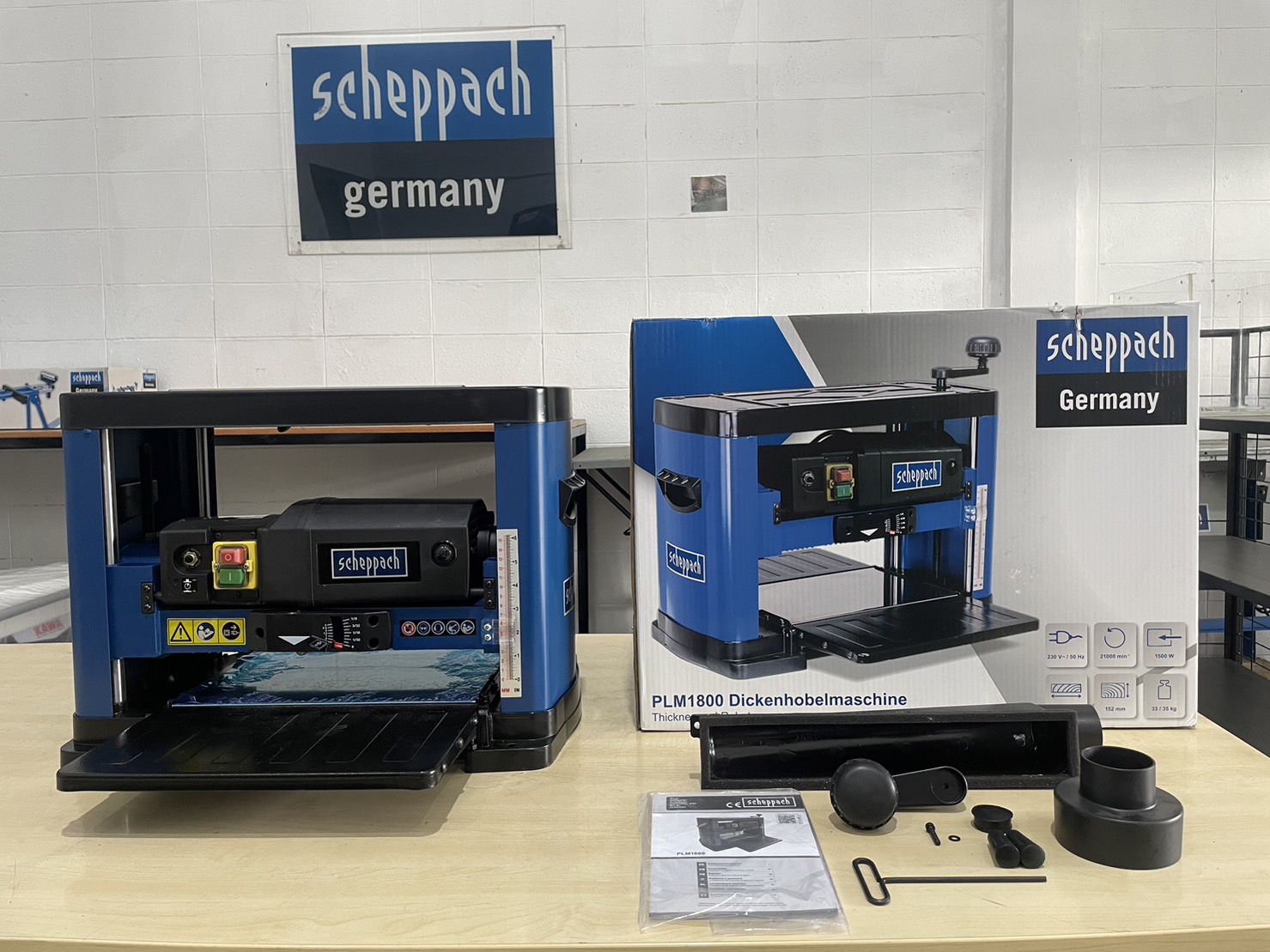 แท่นไสไม้13" PLM1800 SCHEPPACH