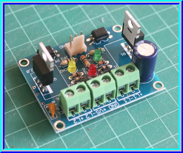 1x IRFZ44 Power Electronic Switch Relay 2-Channel Power MOSFET (IRFZ44 Spec 55V 49A ) with Opto-Coupler