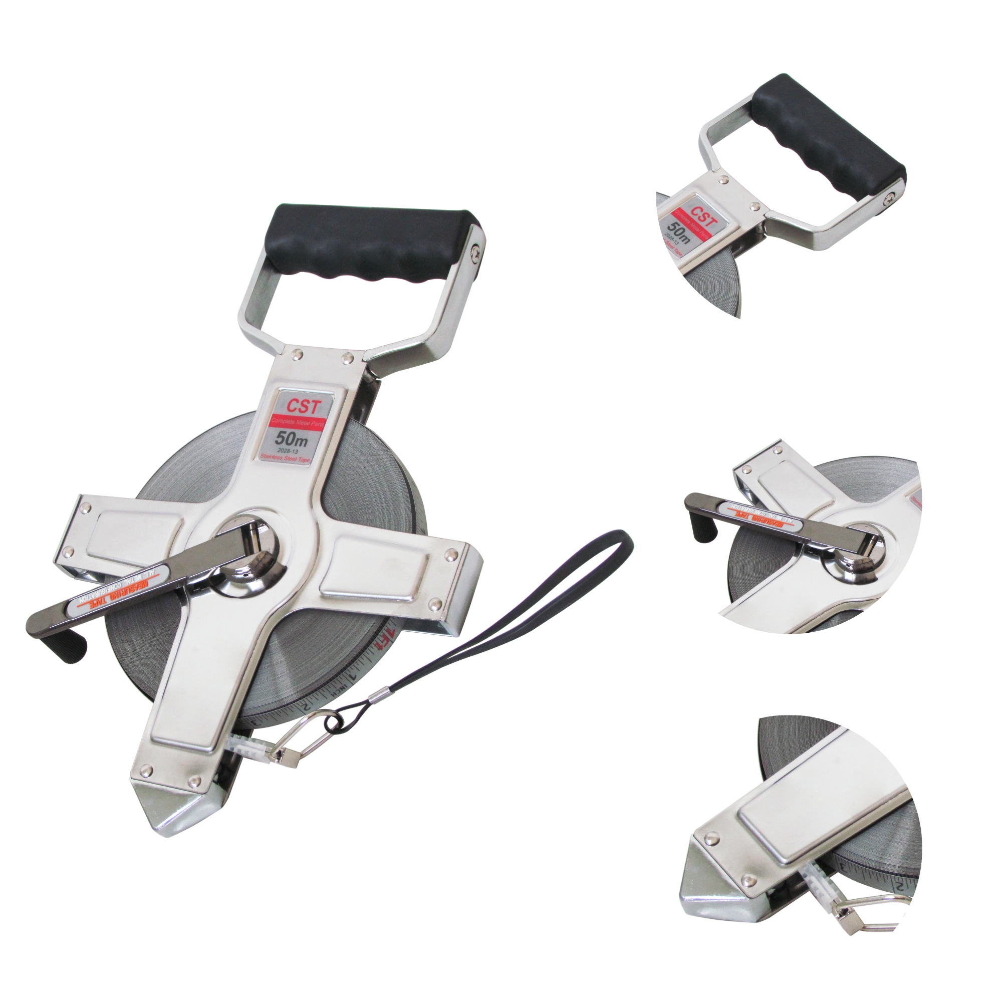 เทปสแตนเลสเคลือบสแตนเลส 50 เมตร CST B2028-1