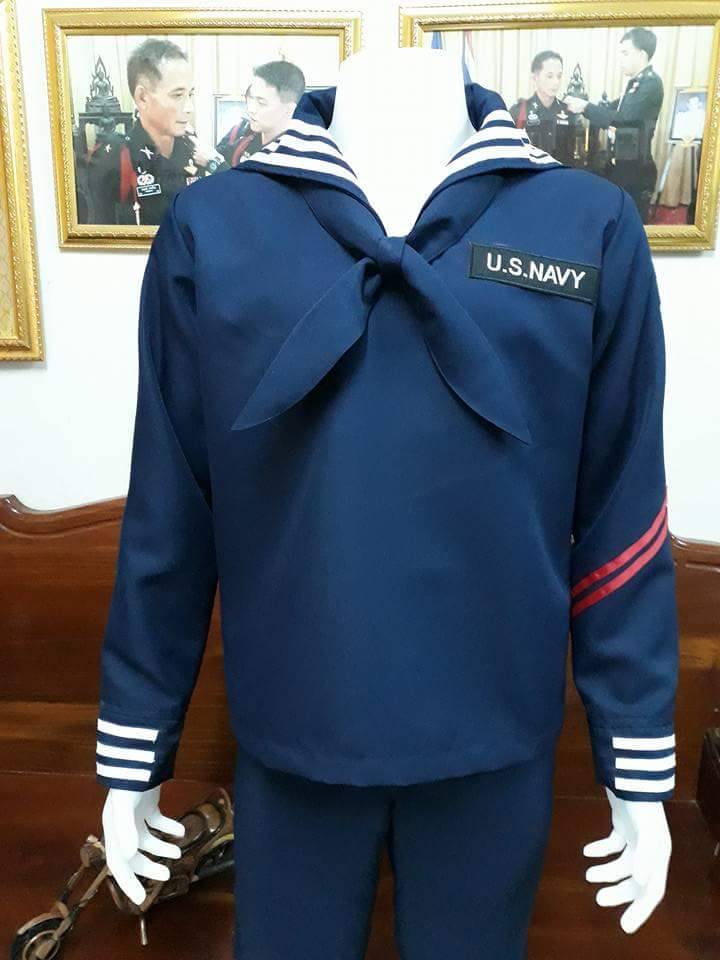 ชุดทหารเรือกะลาสี / US Navy / ทหารเรืออเมริกา / ชุดกะลาสีเรือ / ชุดทหารเรือ /ุ ชุดอาชีพ / ชุดอาชีพในฝัน