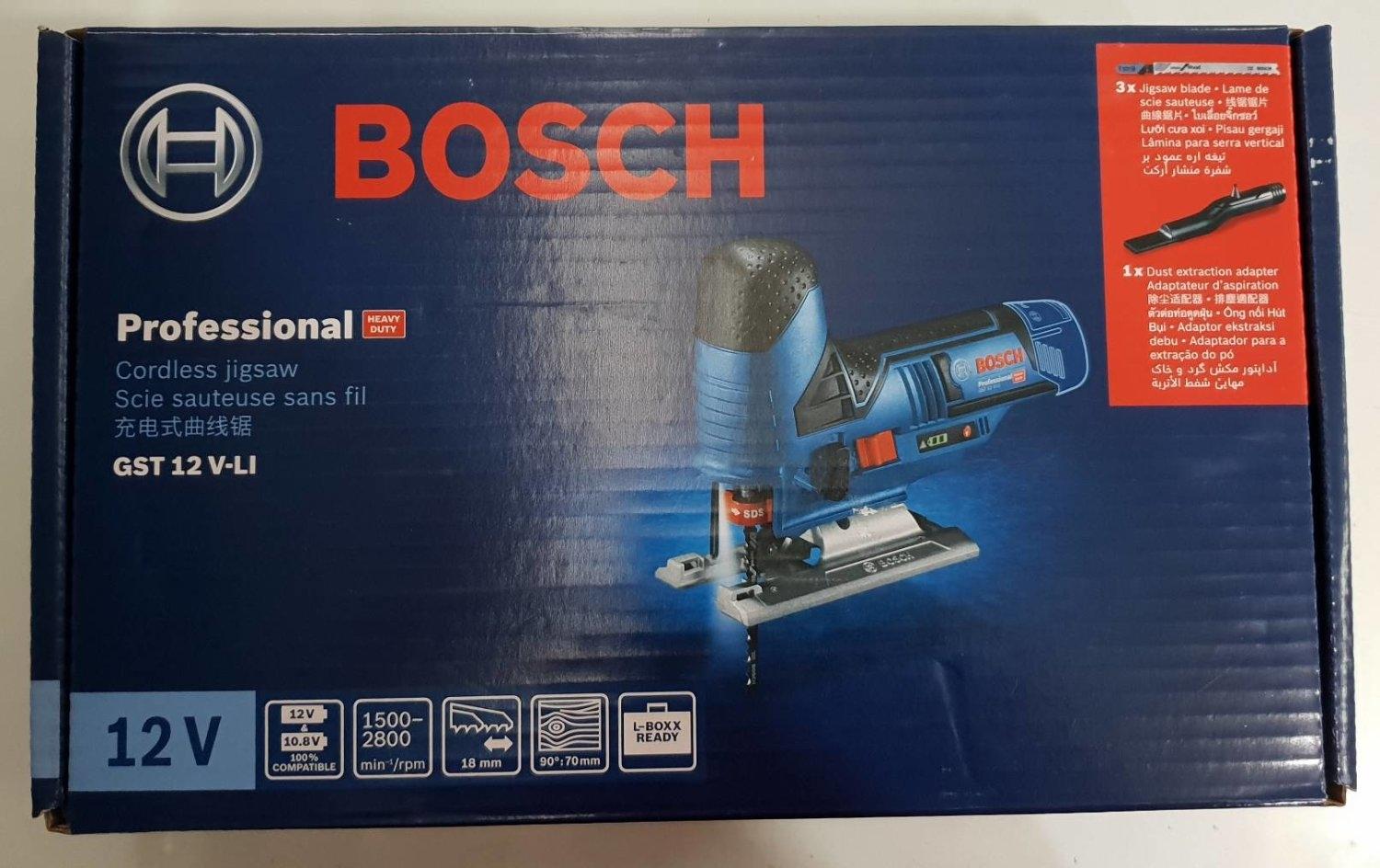 จิกซอไร้สาย GST12V-LI BOSCH SOLO
