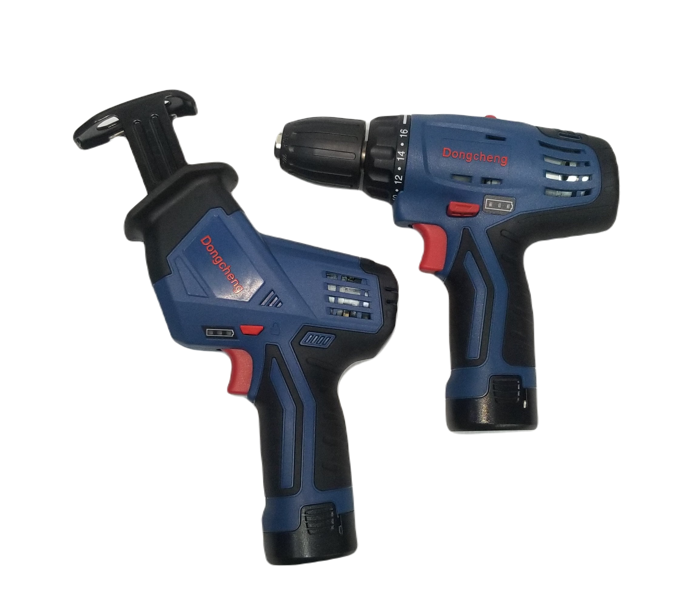 ชุดคอมโบไร้สาย 12V DCKIT02 (สว่านไขควง+เซเบอร์) Dongcheng