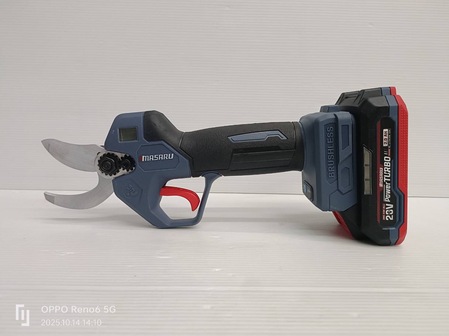 MASARU รุ่น SCSP-425-B1 กรรไกรตัดกิ่ง ไร้สาย 20V ตกแต่งไม้ประดับ