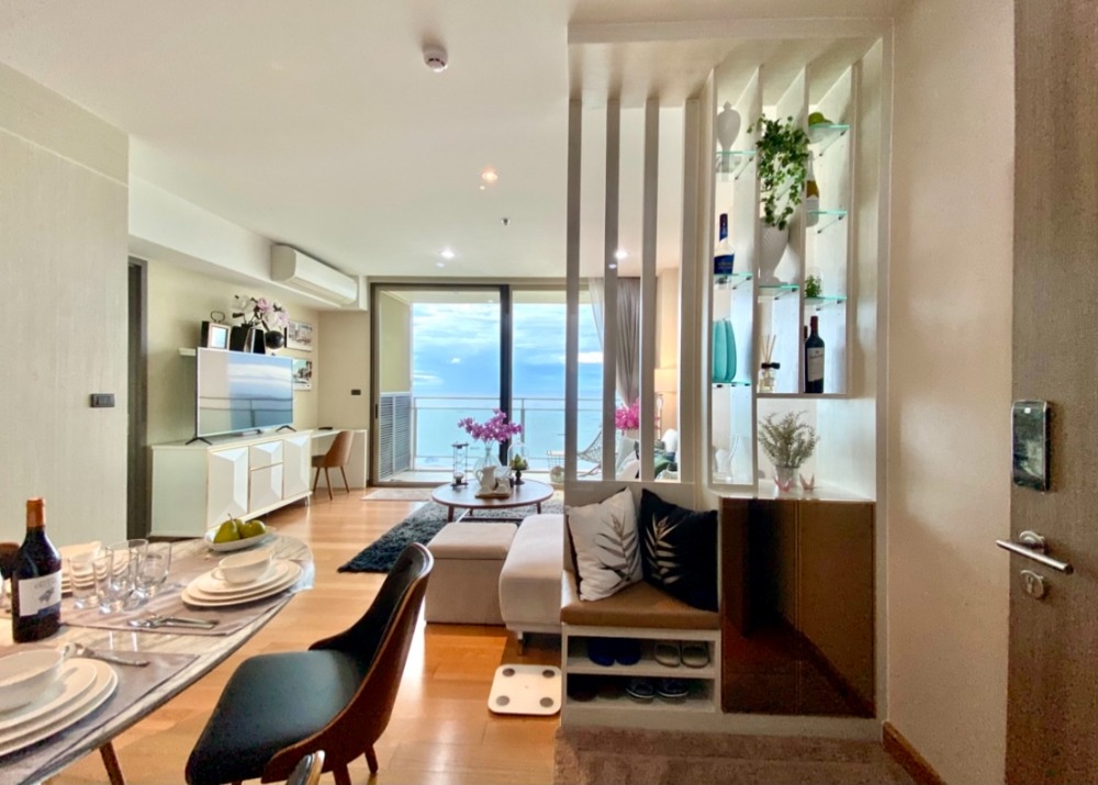 🚩H1240 ขายคอนโด มารีน่า เบย์ฟร้อนท์ ศรีราชา ชลบุรี 64.18 ตร.เมตร ชั้น30 Sea view ห้องตกแต่งพร้อมเข้าอยู่ วิวสวยที่สุด