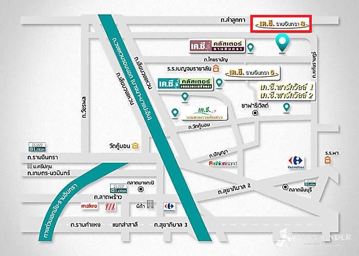 🚩 H1288 ขายทาวน์เฮ้าส์ รีโนเวท พร้อมอยู่ หมู่บ้านเคซี รามอินทรา8 ถนนไทยรามัญ คลองสามวา ใกล้ตลาดมารวย