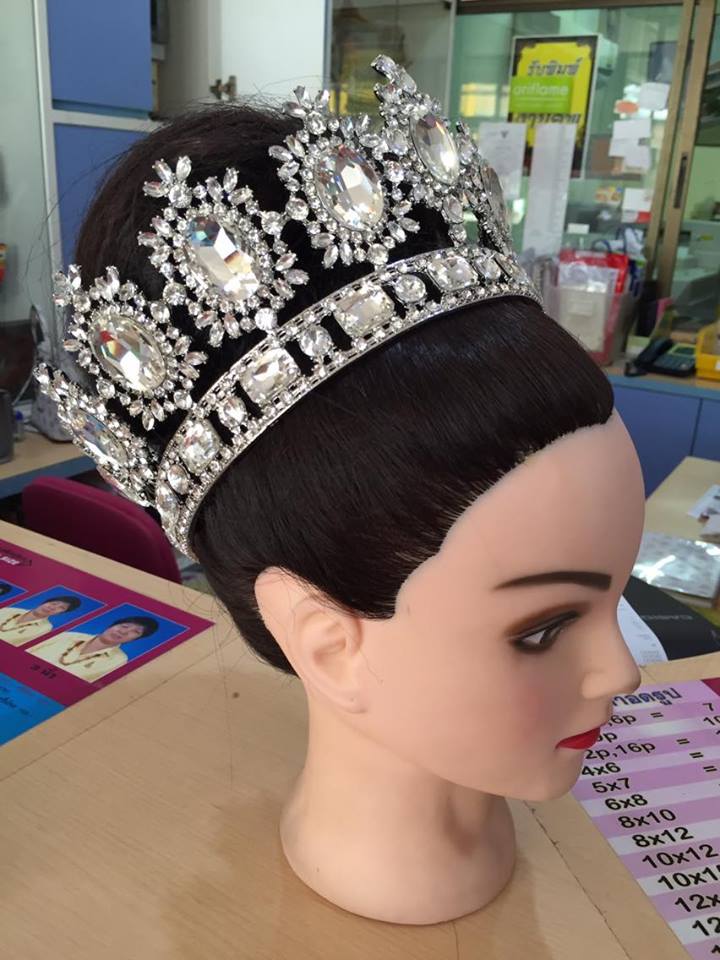 (พร้อมส่ง) มงกุฎ 027 สีเงิน
