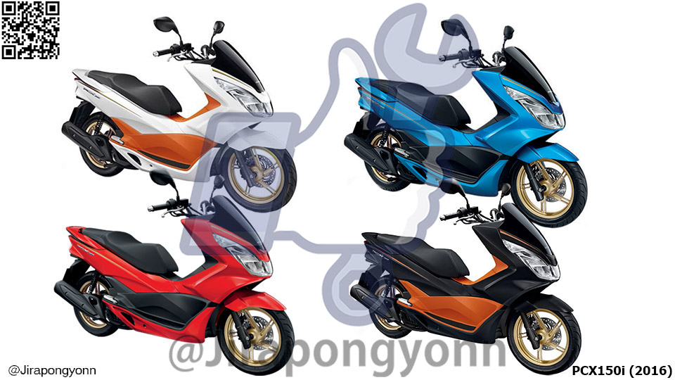 Honda ชุดสี PCX150i ปี 2016 อะไหล่แท้ ของใหม่ เบิกศูนย์ ชุด 30 ชิ้น ทั้งคัน PCX150i
