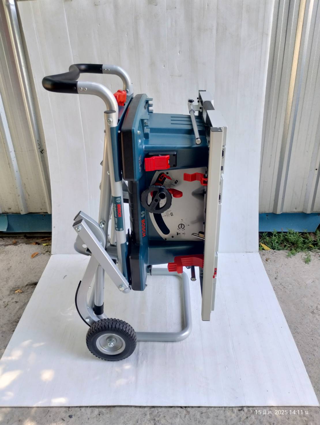 BOSCH GTA60W ขาโต๊ะเลื่อย พับได้มีล้อ สำหรับ GTS10XC, GTS10J