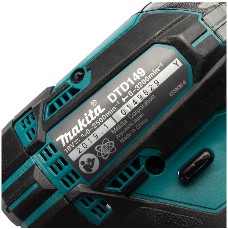 ไขควงกระแทกไร้สาย1/4 DTD149SF1J MAKITA