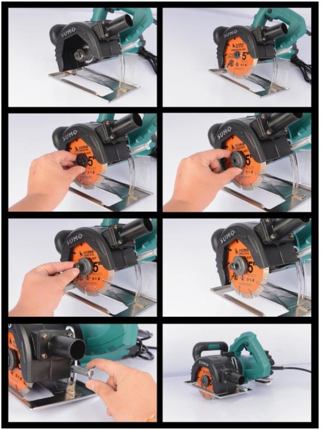 เครื่องเซาะร่องคอนกรีต5" 5025 SUMO