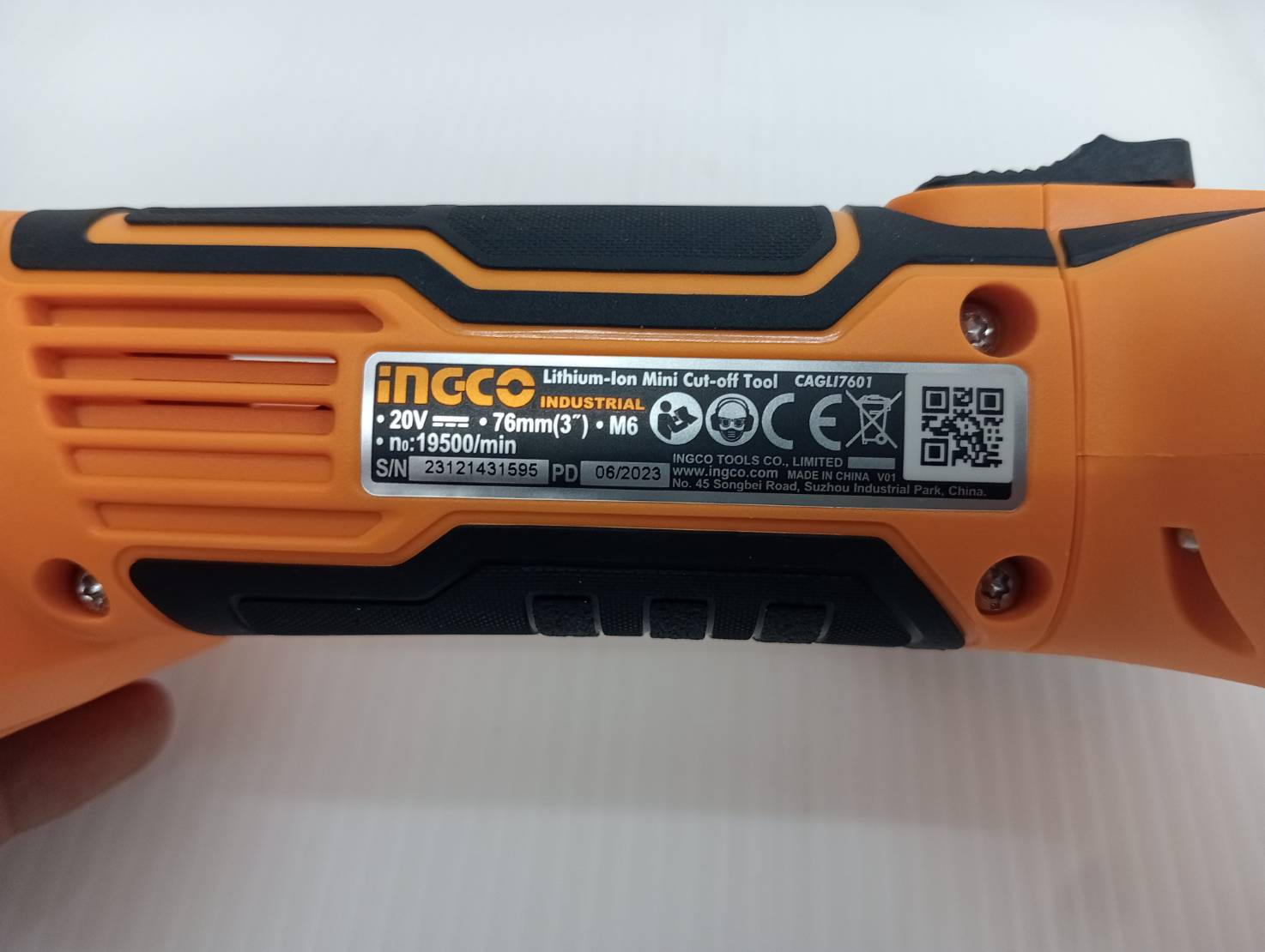 หินเจียร3" 20V CAGLI7601 INGCO (เครื่องเปล่า)