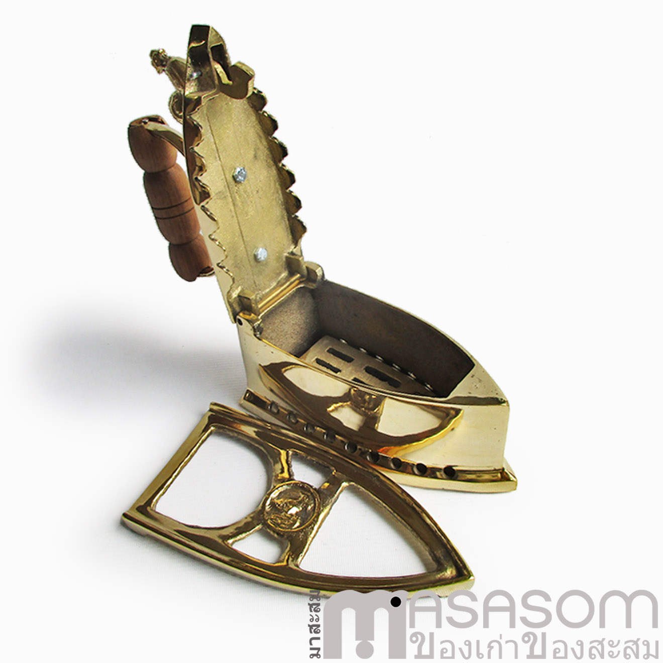 เตารีดทองเหลืองหัวไก่ 9 นิ้ว