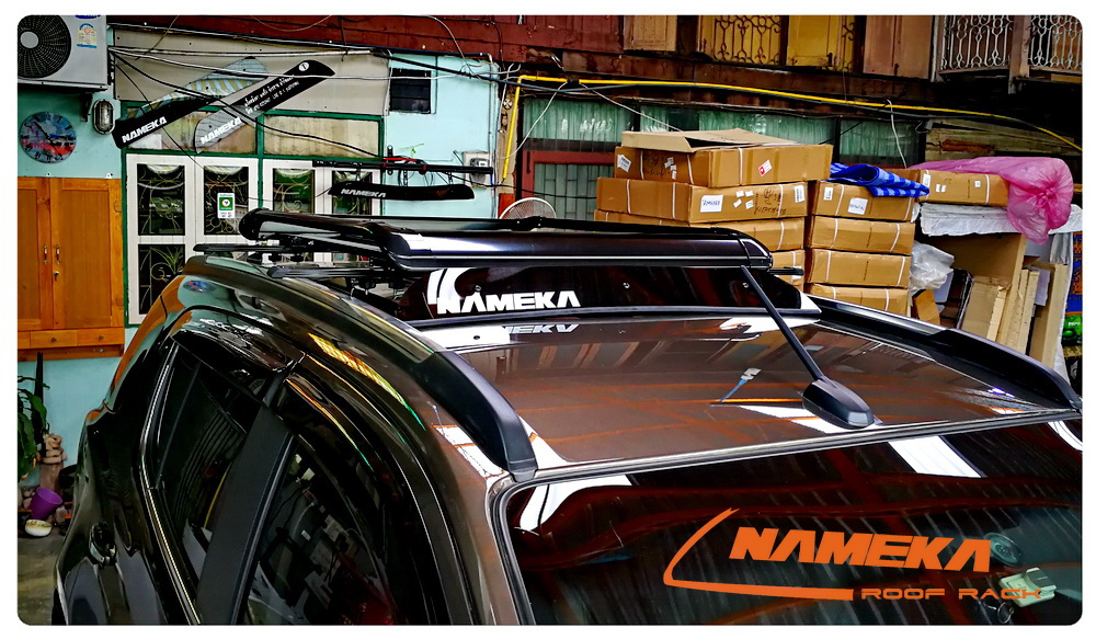 Chevrolet Trailblazer ตรงรุ่น Roof Rack NC-14 ชุดขาจับพร้อมควานขวาง แร็คหลังคา