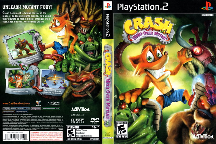 CRASH MIND OVER MUTANT [US : DVD5 1 Disc]