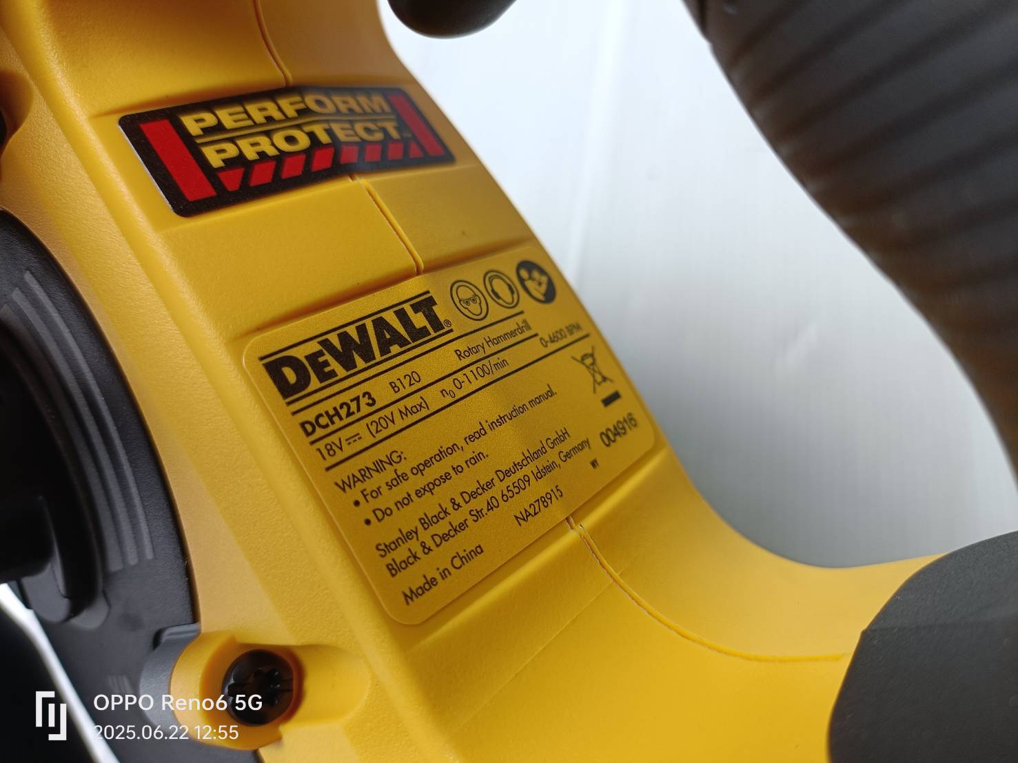 DEWALT รุ่น DCK2751P2TA-B1 ชุดคอมโบ้สว่านโรตารี่และหินเจียร