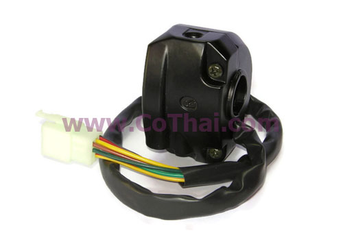 ชุดประกับสวิทช์เปิดปิดไฟหน้า+แตร ขวา รถมอเตอร์ไซค์ไฟฟ้า