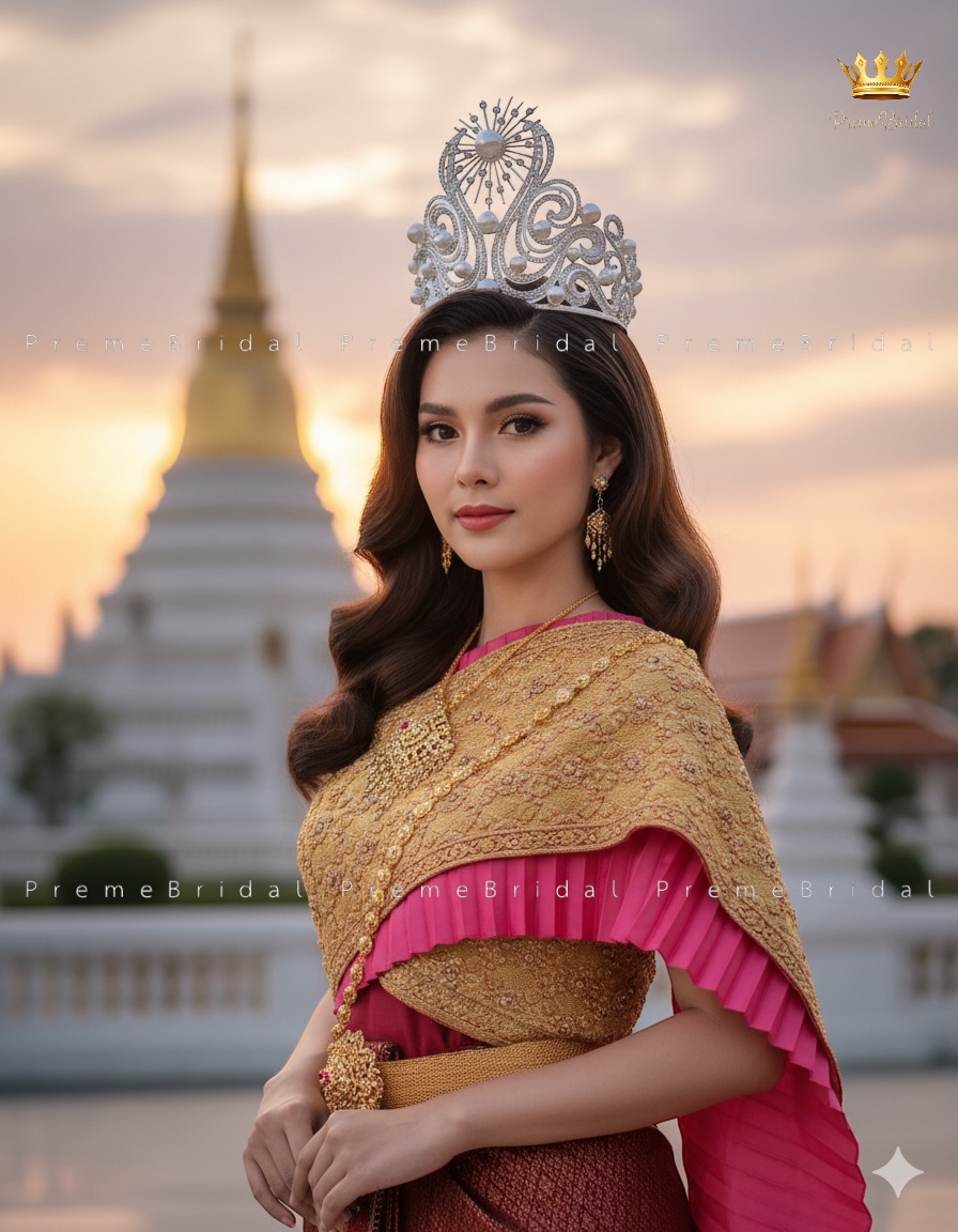 มงกุฏ Miss Universe 2024 งานโลหะฐานกลมปรับขนาดได้ พร้อมส่งจาก จ.อุบลราชธานี ไม่ต้องรอจีน