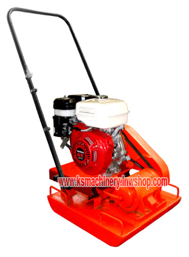 เครื่องตบดินรุ่นลูกยาง ชนิดแผ่นกระแทก 2 ชั้น (ไม่รวมเครื่องยนต์เบนซิน 5.5/6.5 HP)