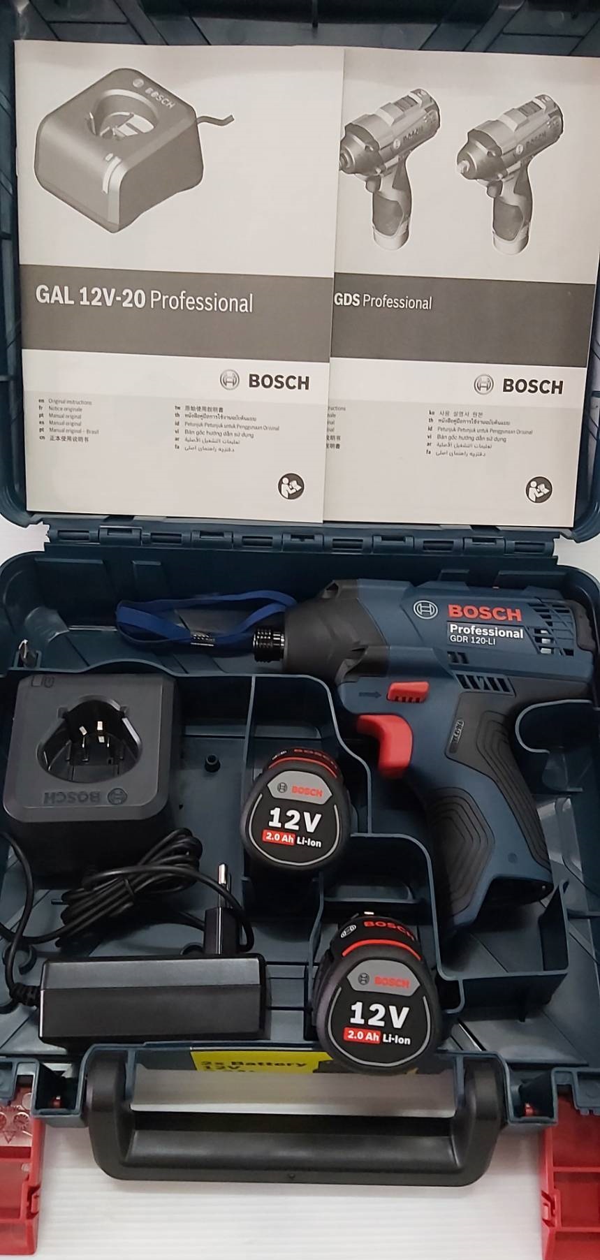 ไขควงกระแทกไร้สาย GDR120-Li BOSCH (Batt.2)