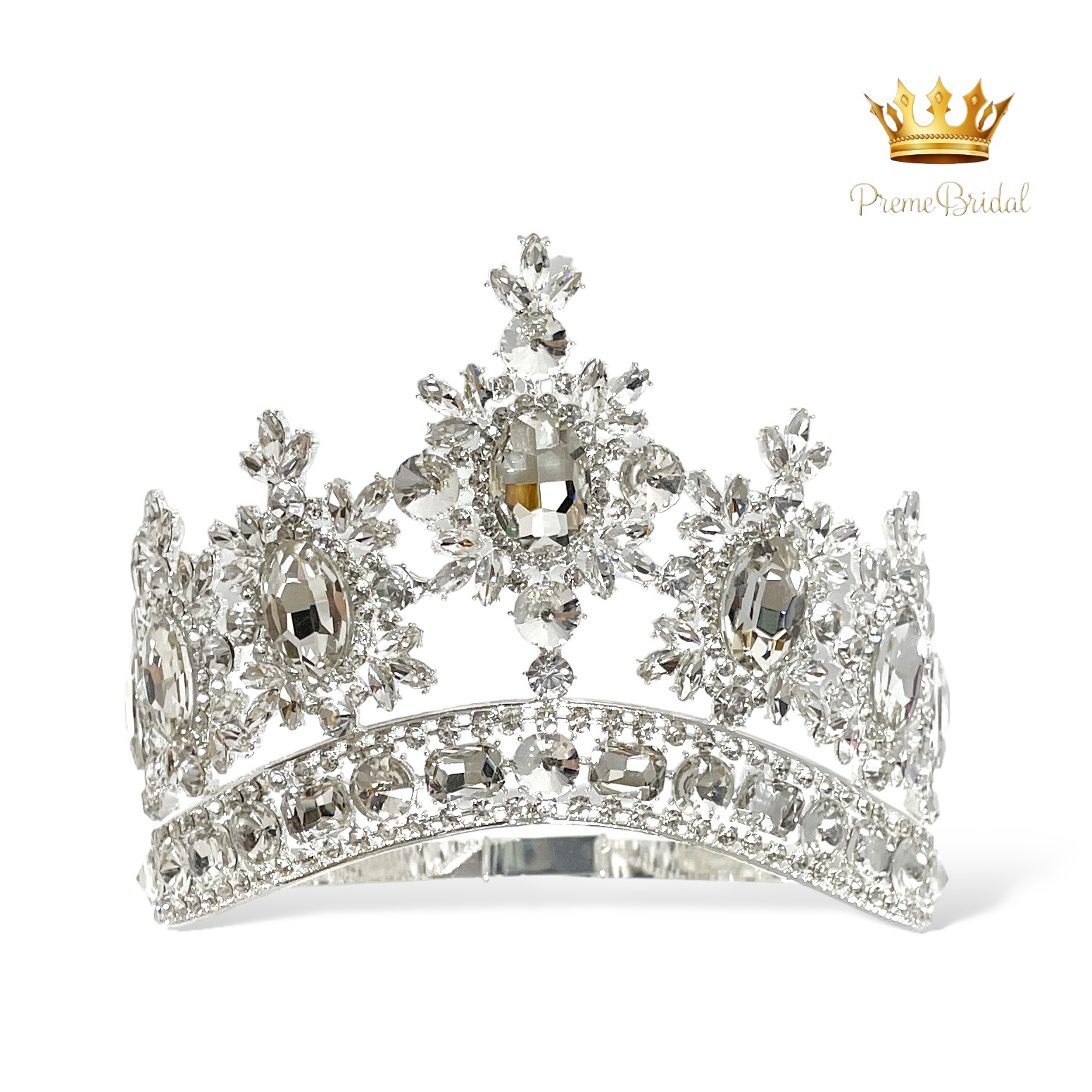 (พร้อมส่งจากไทย) มงกุฏ 100 สีเงิน มงกุฎนางงาม มงกุฎเพชร มงกุฎประกวด สินค้าพร้อมส่ง ไม่ต้องรอนาน งานพรีเมี่ยม